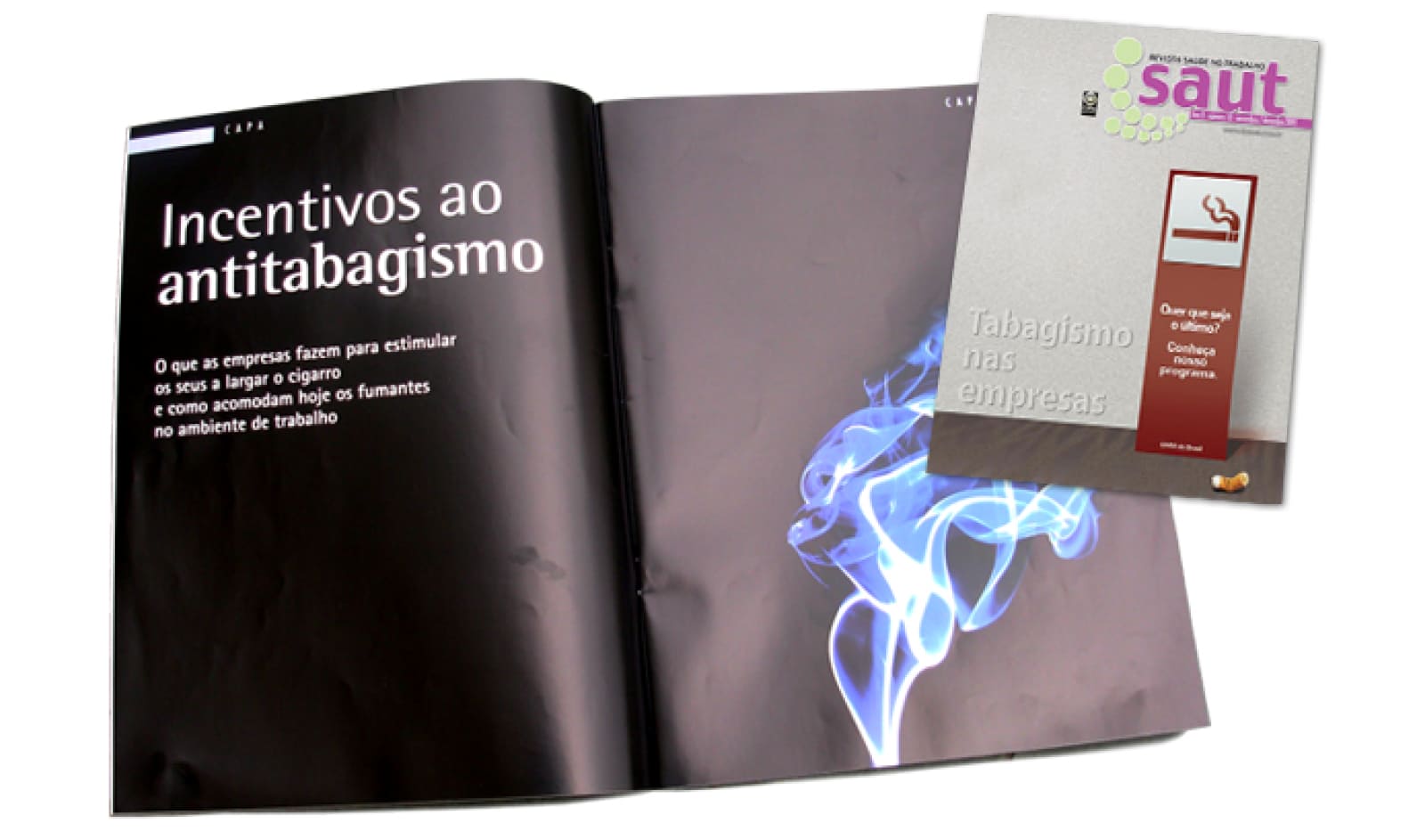 Capa Revista Saúde no Trabalho - tabagismo